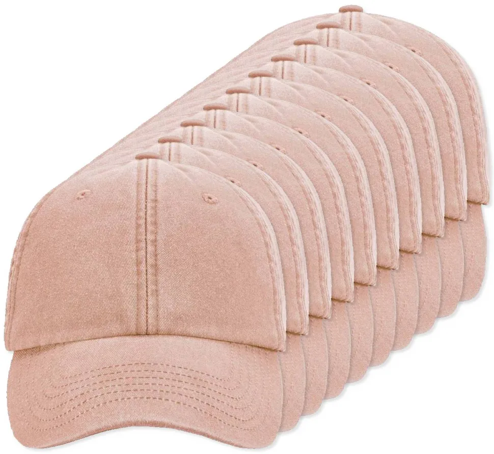 Pack de 72 Beechfield BF655 - Casquette Vintage en Coton Brossé Lavé