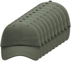 Pack de 72 Beechfield BF653 - Casquette Sportive 6 Panneaux en Coton Chino