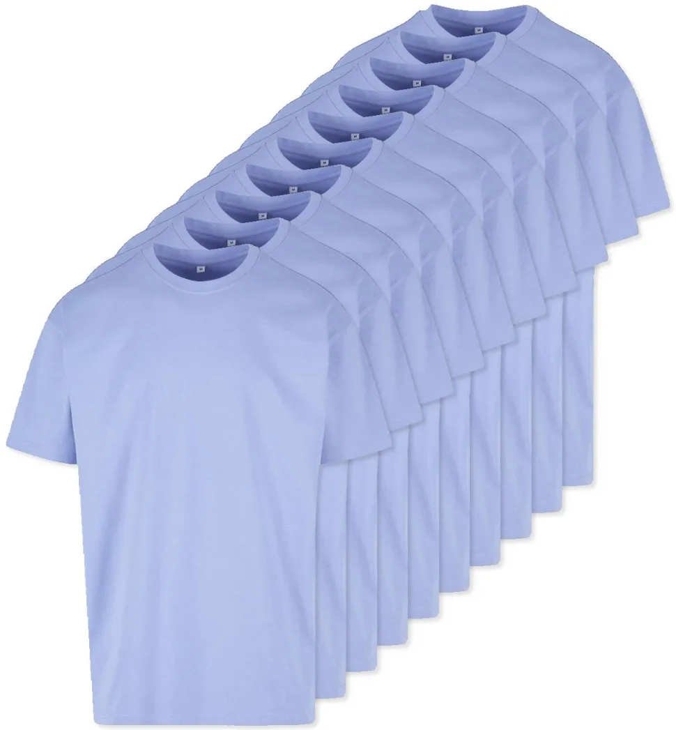 Pack de 100 Build Your Brand BY102 - T-shirt Oversize Confort Classique Homme