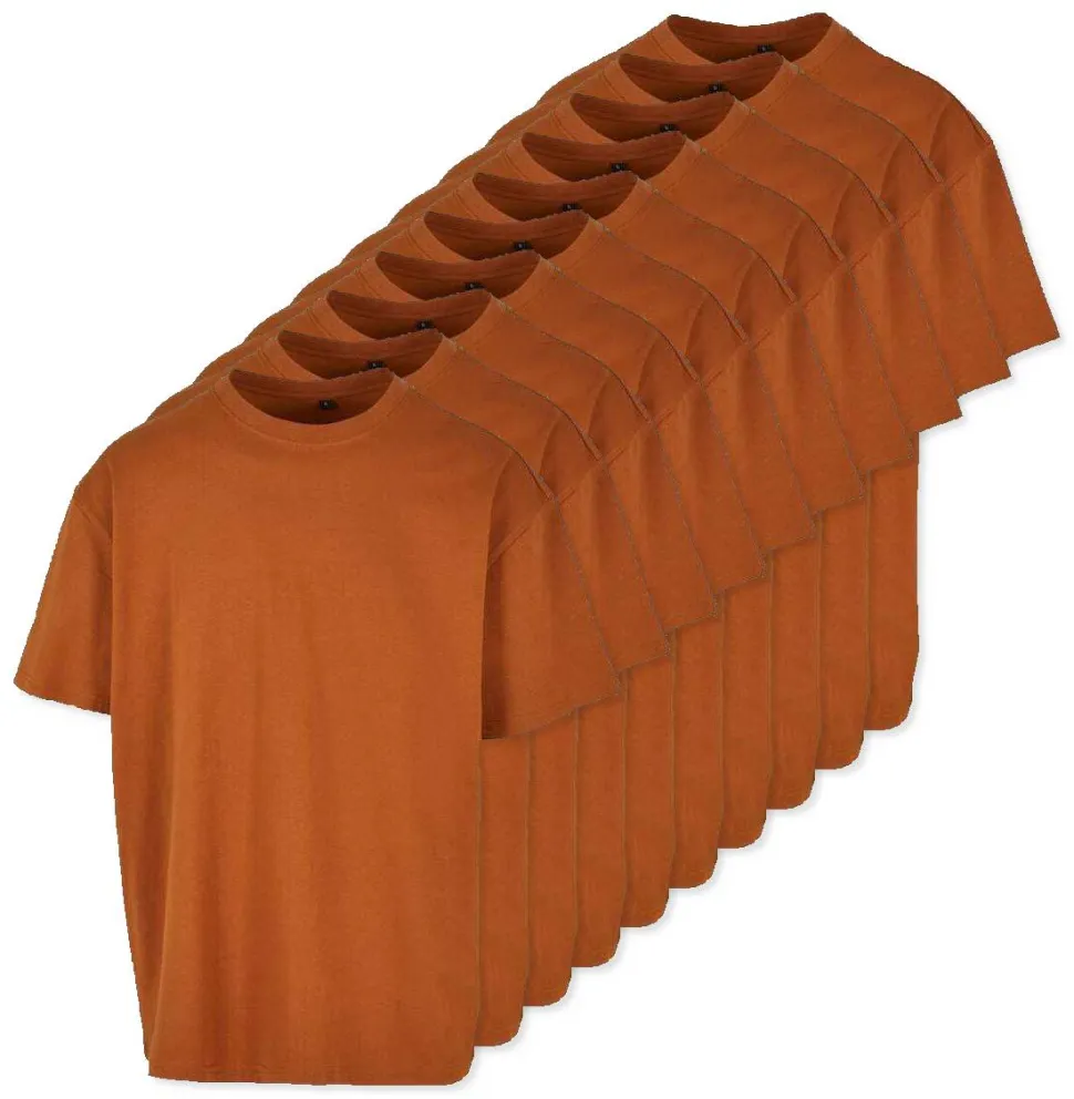 Pack de 100 Build Your Brand BY102 - T-shirt Oversize Confort Classique Homme