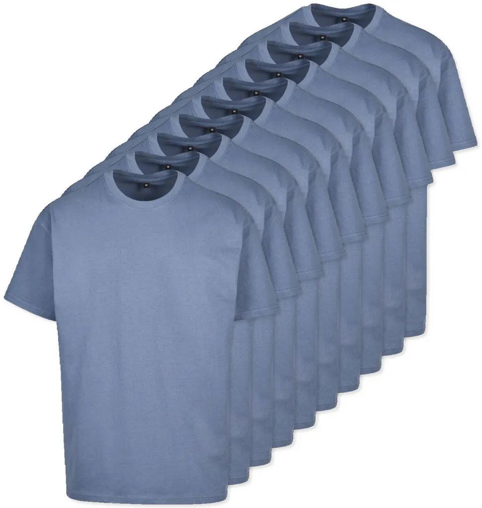 Pack de 100 Build Your Brand BY102 - T-shirt Oversize Confort Classique Homme