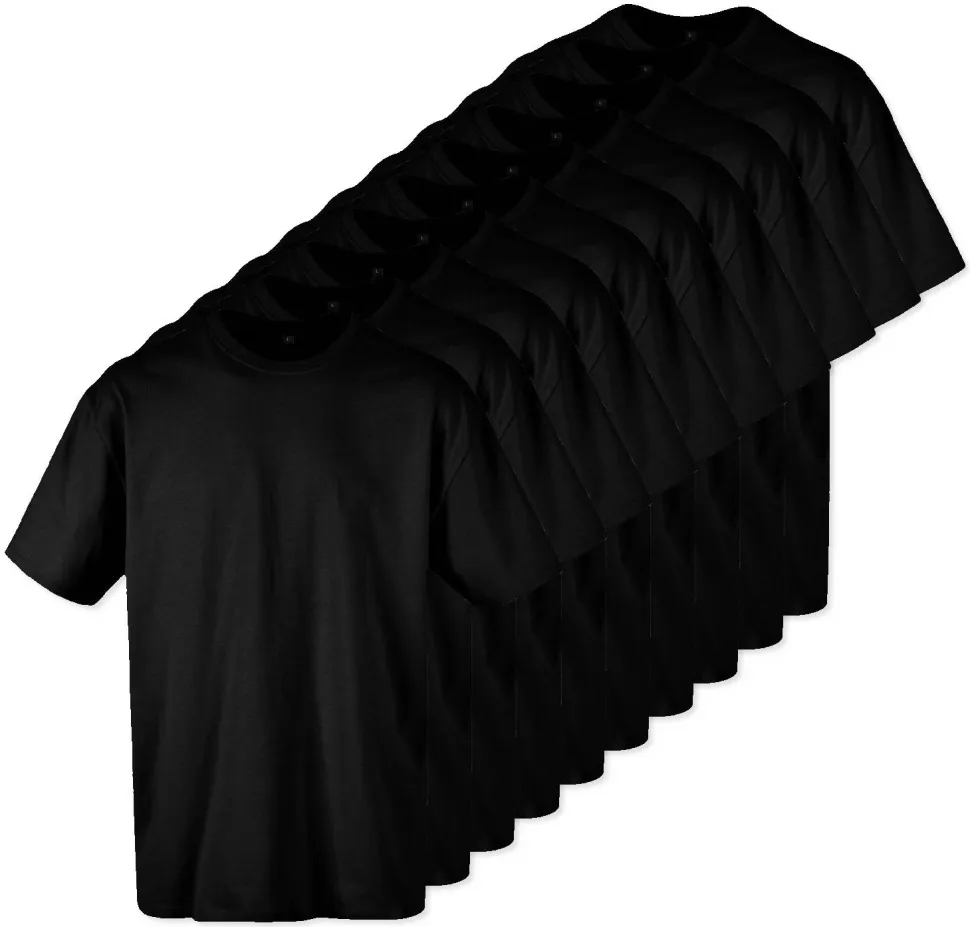 Pack de 100 Build Your Brand BY102 - T-shirt Oversize Confort Classique Homme