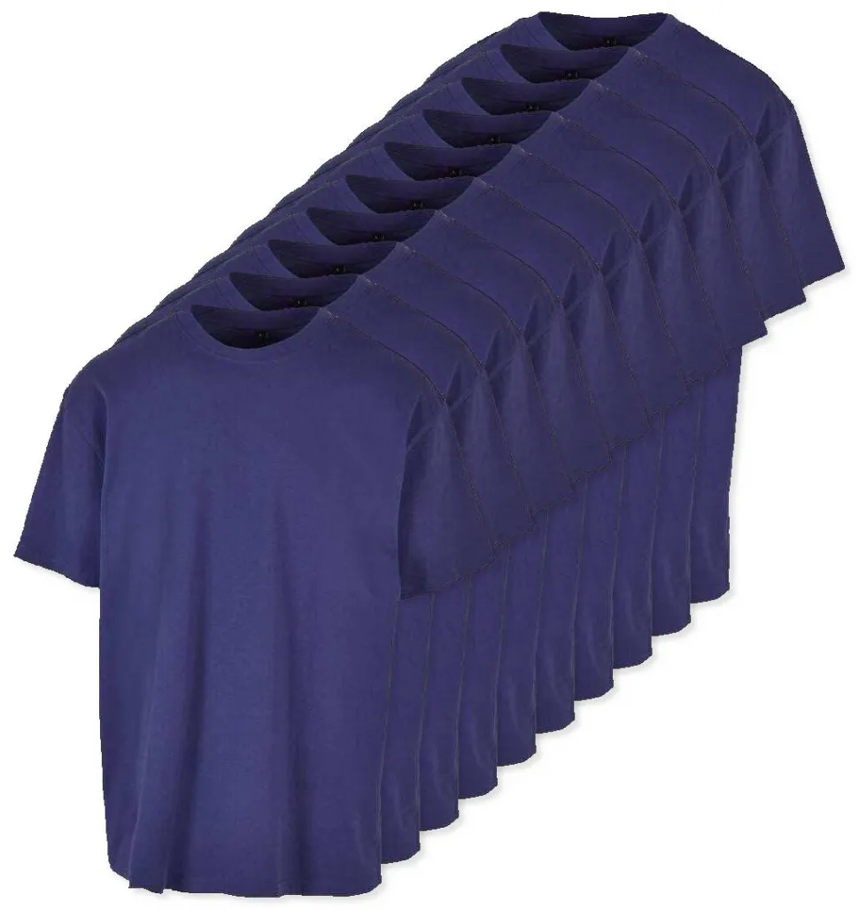 Pack de 100 Build Your Brand BY102 - T-shirt Oversize Confort Classique Homme