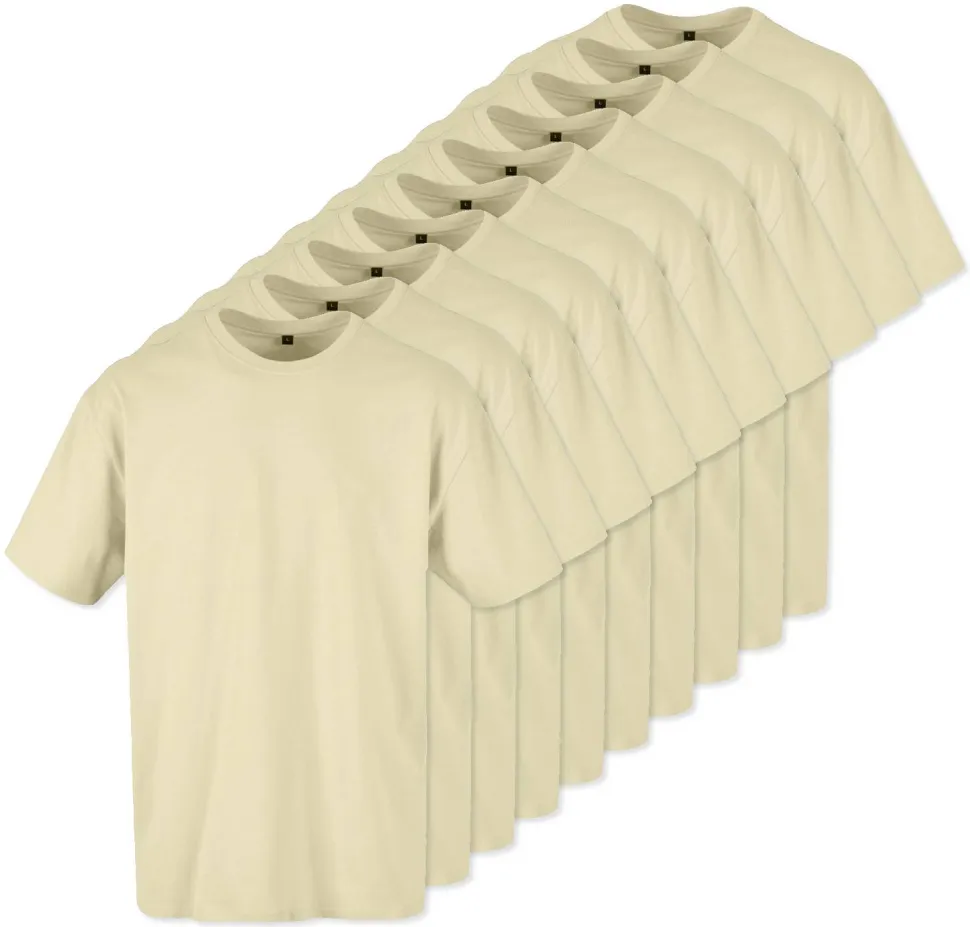 Pack de 100 Build Your Brand BY102 - T-shirt Oversize Confort Classique Homme