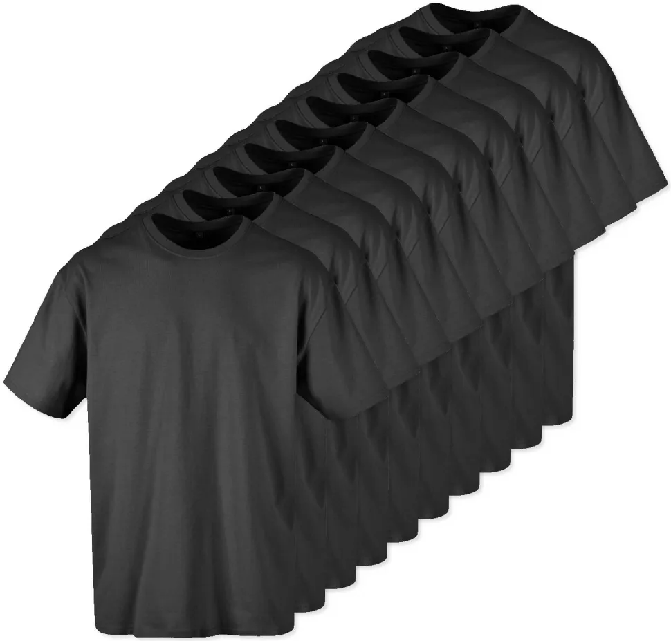 Pack de 100 Build Your Brand BY102 - T-shirt Oversize Confort Classique Homme