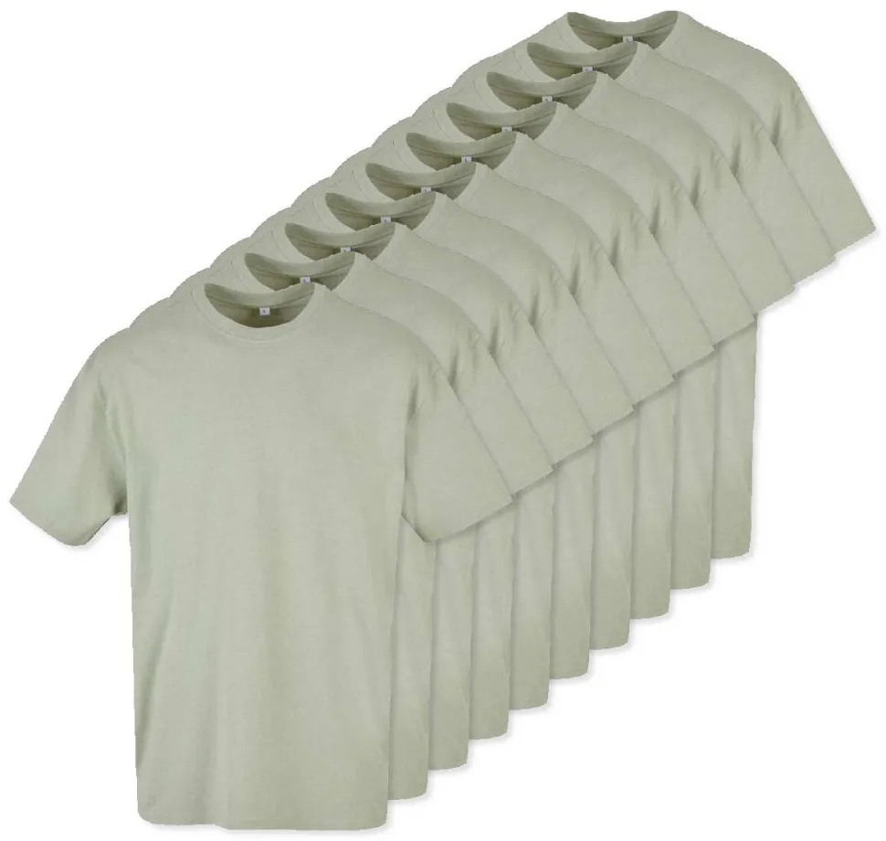 Pack de 100 Build Your Brand BY102 - T-shirt Oversize Confort Classique Homme
