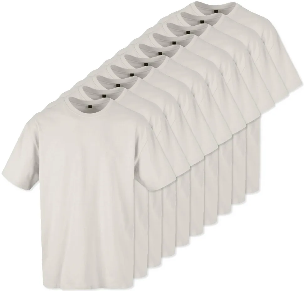 Pack de 100 Build Your Brand BY102 - T-shirt Oversize Confort Classique Homme