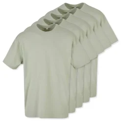 Pack de 5 Build Your Brand BY102 - T-shirt Oversize Confort Classique Homme