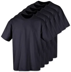 Pack de 5 Build Your Brand BY102 - T-shirt Oversize Confort Classique Homme