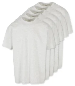 Pack de 5 Build Your Brand BY102 - T-shirt Oversize Confort Classique Homme