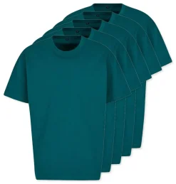 Pack de 5 Build Your Brand BY102 - T-shirt Oversize Confort Classique Homme