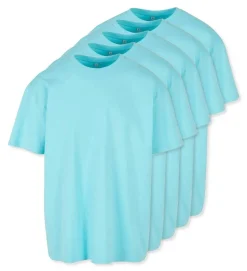 Pack de 5 Build Your Brand BY102 - T-shirt Oversize Confort Classique Homme