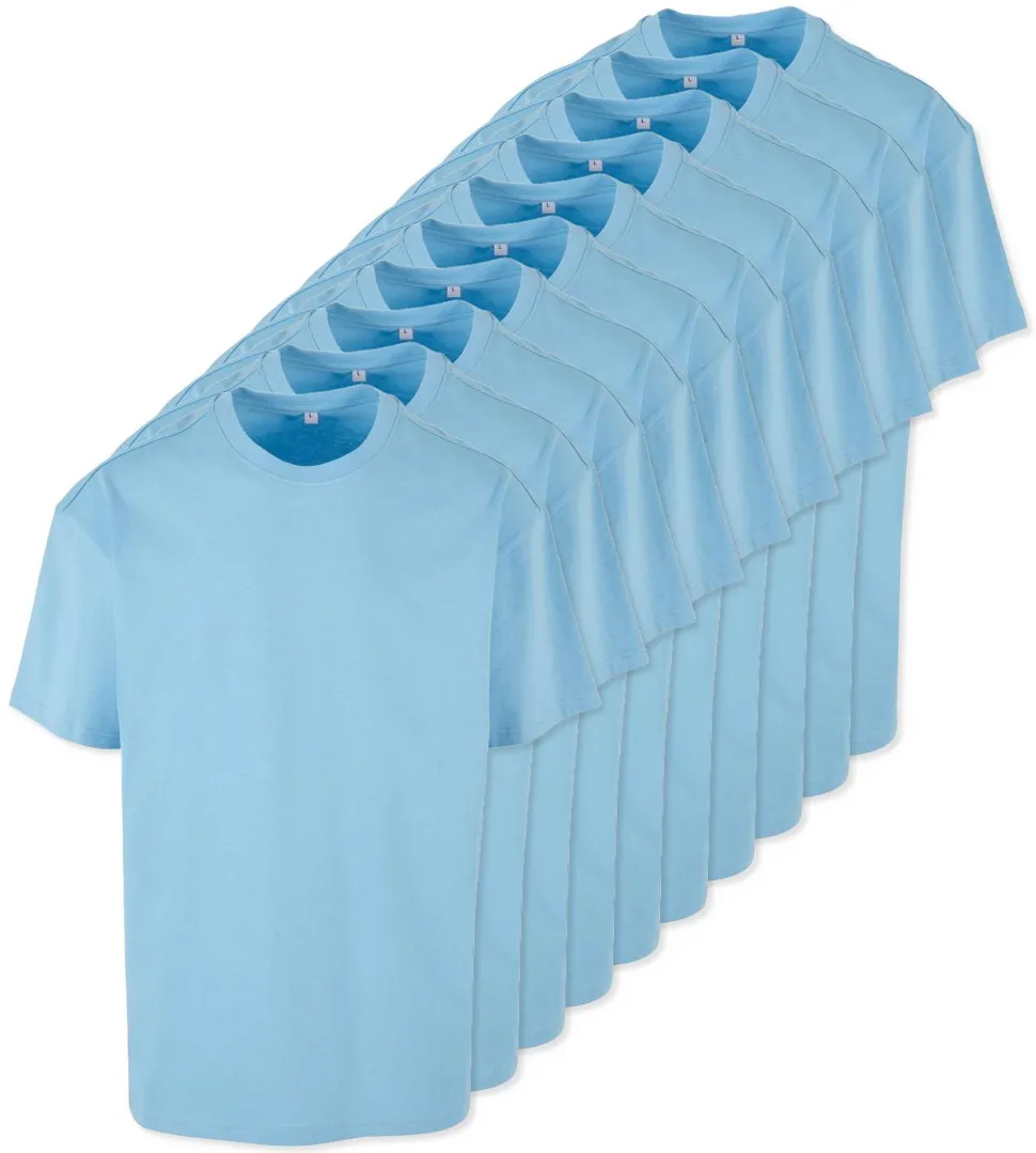 Pack de 10 Build Your Brand BY102 - T-shirt Oversize Confort Classique Homme