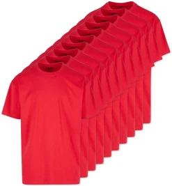 Pack de 10 Build Your Brand BY102 - T-shirt Oversize Confort Classique Homme