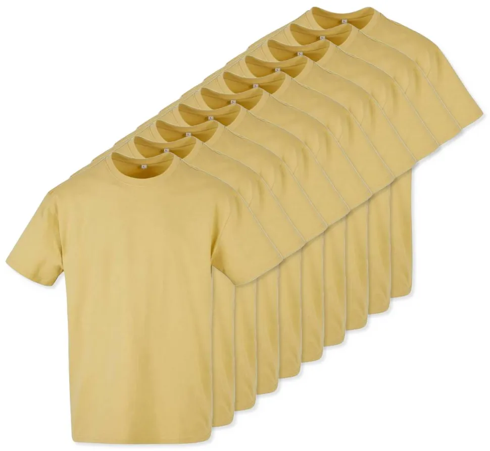Pack de 10 Build Your Brand BY102 - T-shirt Oversize Confort Classique Homme