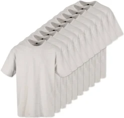 Pack de 10 Build Your Brand BY102 - T-shirt Oversize Confort Classique Homme