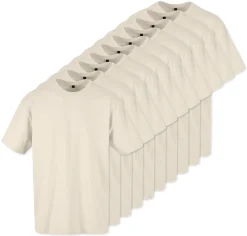 Pack de 10 Build Your Brand BY102 - T-shirt Oversize Confort Classique Homme
