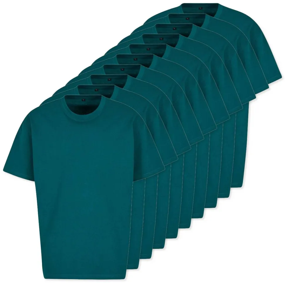 Pack de 10 Build Your Brand BY102 - T-shirt Oversize Confort Classique Homme