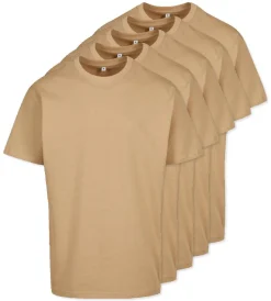 Pack de 50 Build Your Brand BY102 - T-shirt Oversize Confort Classique Homme
