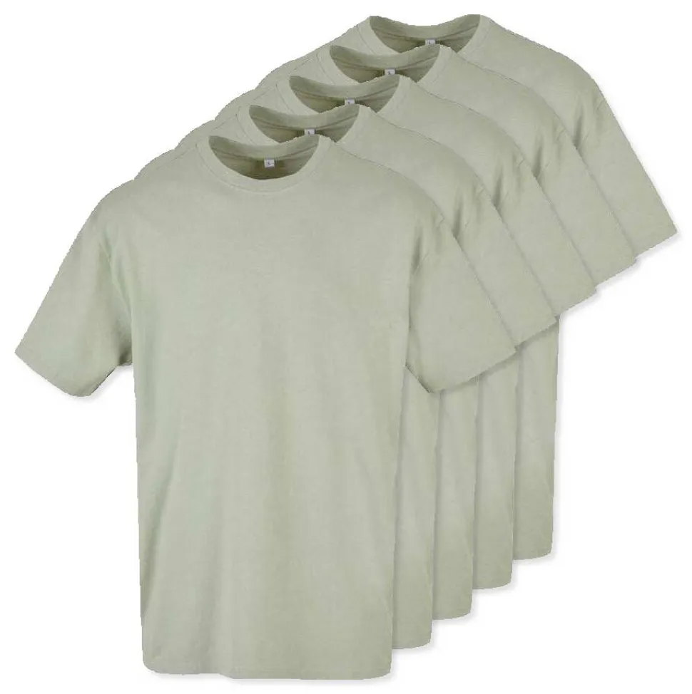 Pack de 50 Build Your Brand BY102 - T-shirt Oversize Confort Classique Homme
