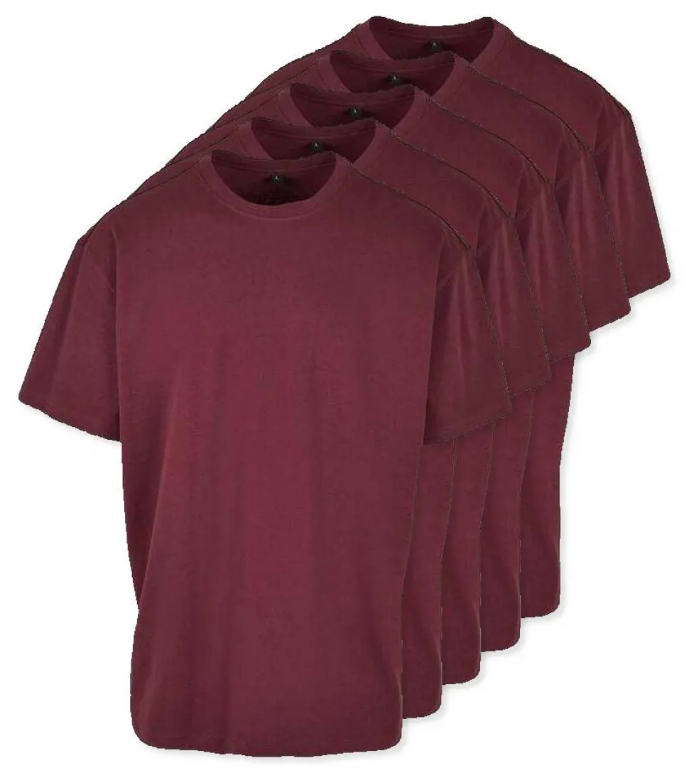 Pack de 50 Build Your Brand BY102 - T-shirt Oversize Confort Classique Homme