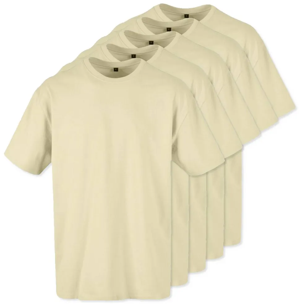 Pack de 50 Build Your Brand BY102 - T-shirt Oversize Confort Classique Homme