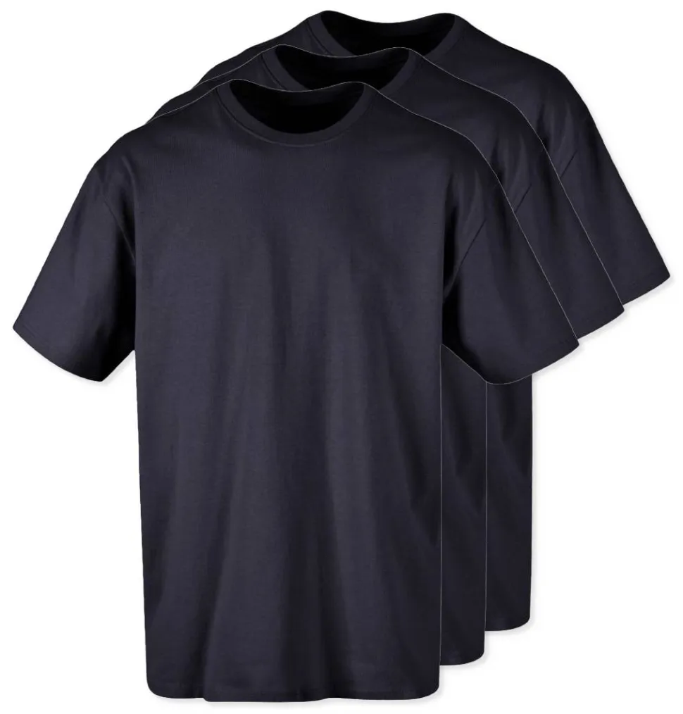 Pack de 3 Build Your Brand BY102 - T-shirt Oversize Confort Classique Homme
