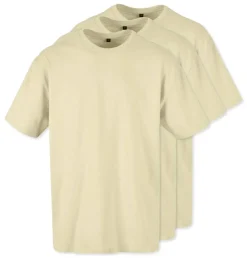 Pack de 3 Build Your Brand BY102 - T-shirt Oversize Confort Classique Homme