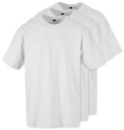 Pack de 3 Build Your Brand BY102 - T-shirt Oversize Confort Classique Homme