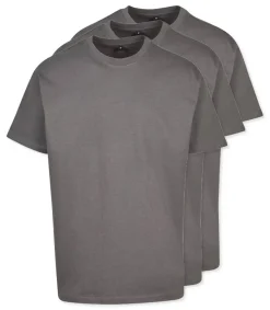 Pack de 3 Build Your Brand BY102 - T-shirt Oversize Confort Classique Homme