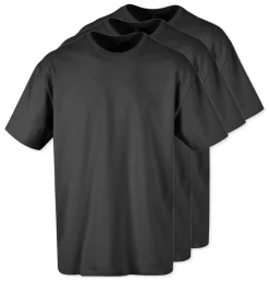 Pack de 3 Build Your Brand BY102 - T-shirt Oversize Confort Classique Homme