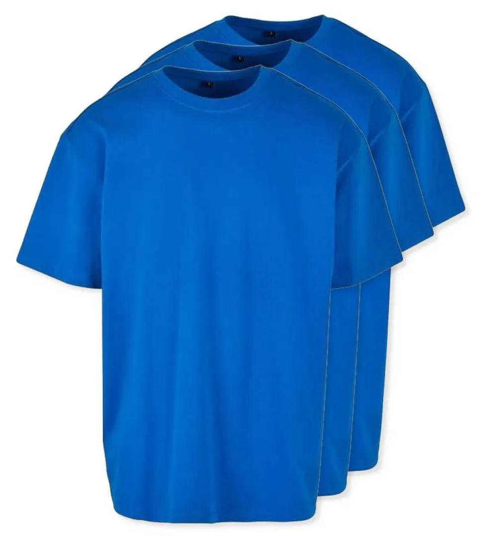 Pack de 3 Build Your Brand BY102 - T-shirt Oversize Confort Classique Homme