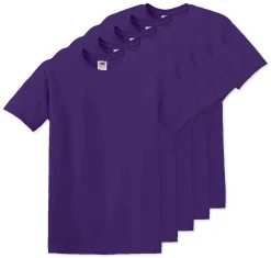 Pack de 50 Fruit of the Loom SC6 - T-Shirt Manches Courtes 100% Coton