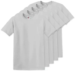 Pack de 50 Fruit of the Loom SC6 - T-Shirt Manches Courtes 100% Coton
