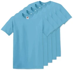 Pack de 50 Fruit of the Loom SC6 - T-Shirt Manches Courtes 100% Coton