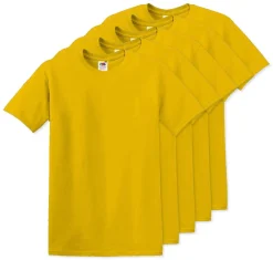 Pack de 50 Fruit of the Loom SC6 - T-Shirt Manches Courtes 100% Coton