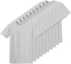 Pack de 100 Fruit of the Loom SC6 - T-Shirt Manches Courtes 100% Coton