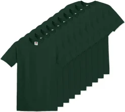 Pack de 100 Fruit of the Loom SC6 - T-Shirt Manches Courtes 100% Coton