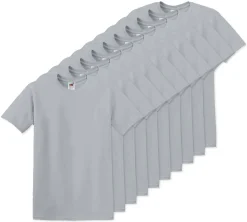 Pack de 10 Fruit of the Loom SC6 - T-Shirt Manches Courtes 100% Coton