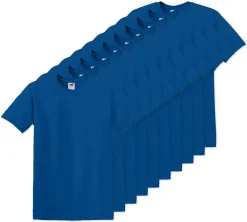 Pack de 10 Fruit of the Loom SC6 - T-Shirt Manches Courtes 100% Coton