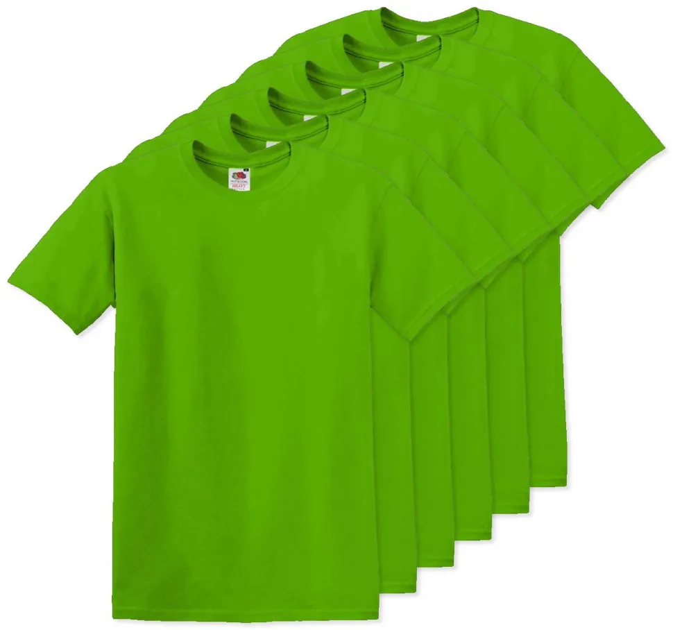 Pack de 60 Fruit of the Loom SC220 - T-Shirt Col Rond Homme
