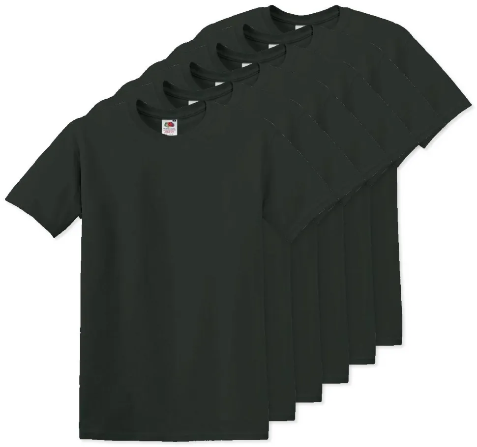 Pack de 60 Fruit of the Loom SC220 - T-Shirt Col Rond Homme
