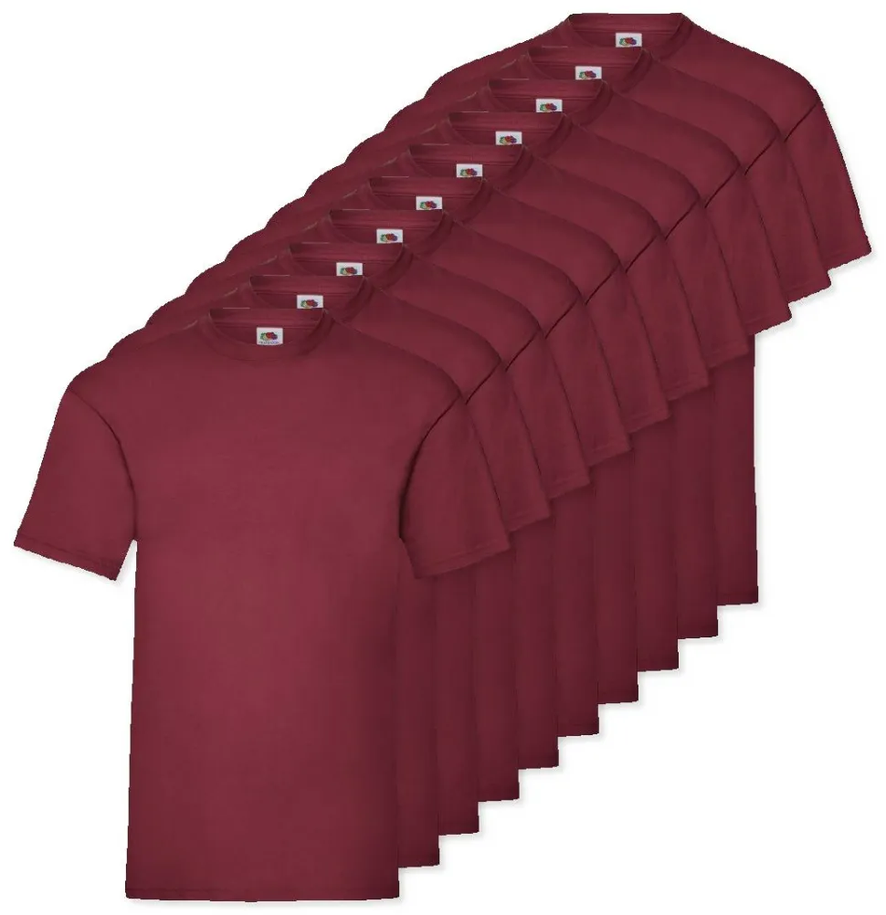 Pack de 72 Fruit of the Loom SC230 - T-Shirt Manches Courtes Homme