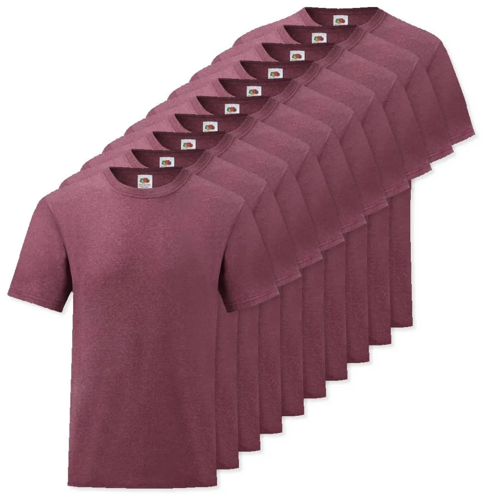 Pack de 72 Fruit of the Loom SC230 - T-Shirt Manches Courtes Homme