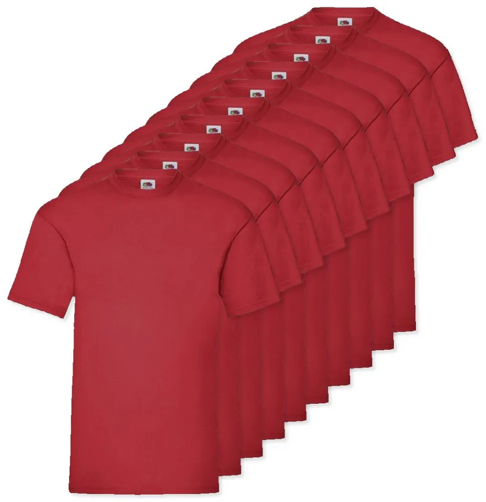 Pack de 36 Fruit of the Loom SC230 - T-Shirt Manches Courtes Homme