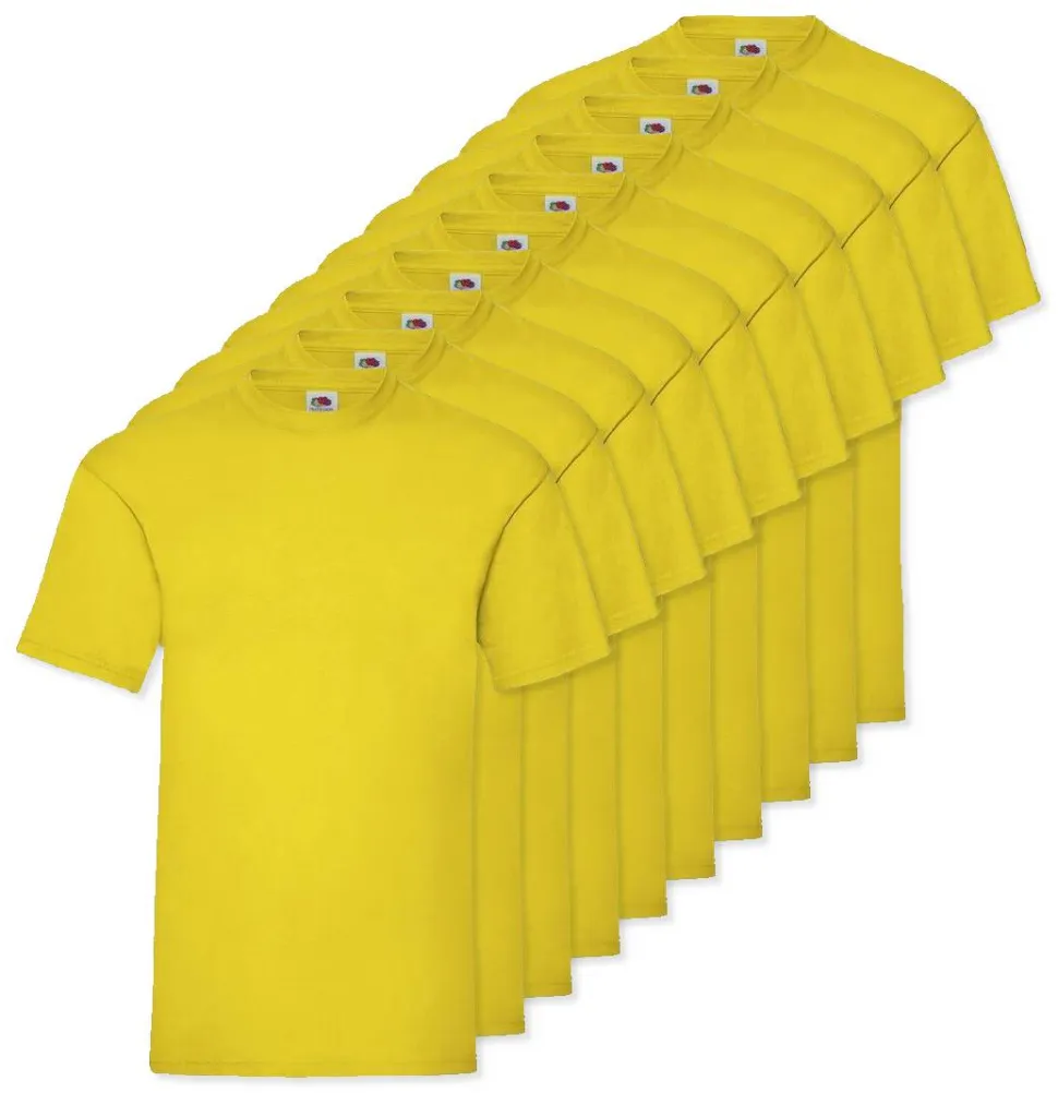 Pack de 36 Fruit of the Loom SC230 - T-Shirt Manches Courtes Homme