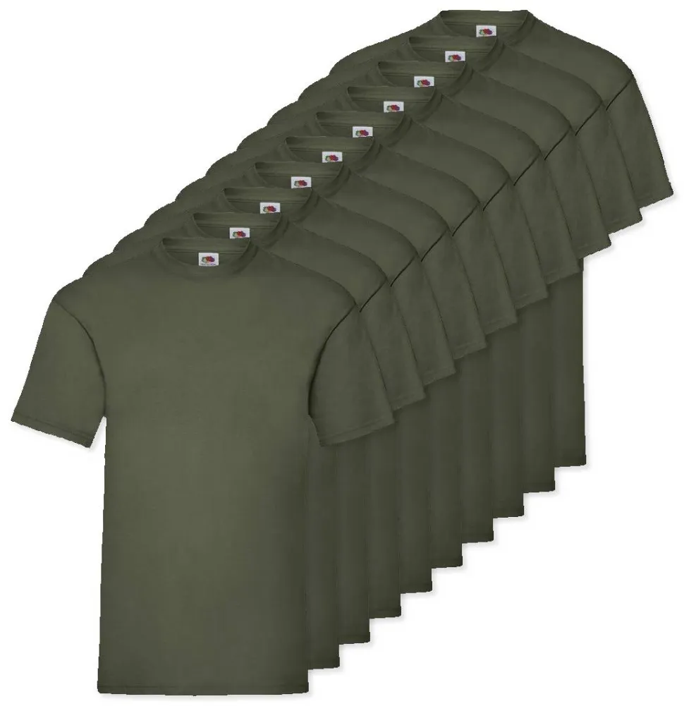Pack de 36 Fruit of the Loom SC230 - T-Shirt Manches Courtes Homme