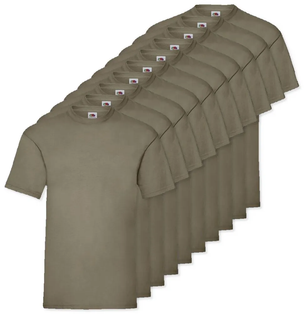Pack de 36 Fruit of the Loom SC230 - T-Shirt Manches Courtes Homme