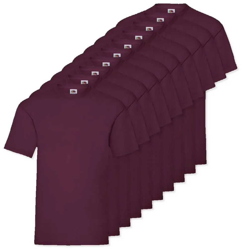 Pack de 36 Fruit of the Loom SC230 - T-Shirt Manches Courtes Homme
