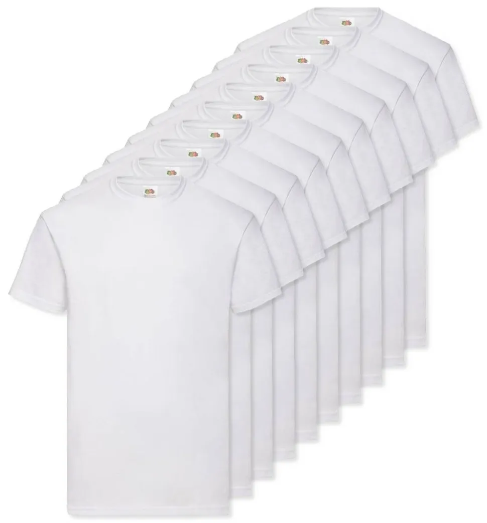 Pack de 36 Fruit of the Loom SC230 - T-Shirt Manches Courtes Homme
